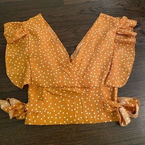 Polka dot blouse
